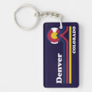 Search for adventure rectangular keychains Hiking