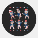 Search for patriotic children stickers July