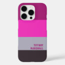 Recherche de pourpre foncé iphone coques Monogramme