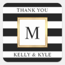 Search for black white stripes wedding stickers Elegant