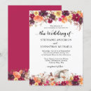 Search for floral fuchsia pink wedding invitations Calligraphy