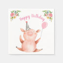 Search for pig napkins Barnyard