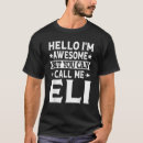 Recherche de eli tshirts Nom