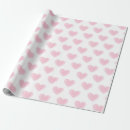 Search for watercolor hearts wrapping paper Valentines
