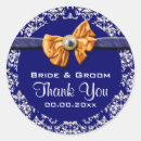 Search for orange damask stickers Navy blue