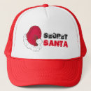 Search for santa claus baseball hats Red