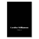 Search for black place cards Minimalist