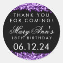 Search for 18th birthday thank you stickers Eighteen