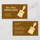 Search for paintbrush business cards Professional