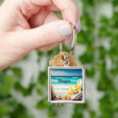 Search for treasures keychains Beach