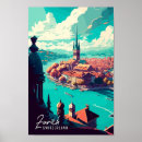 Search for zurich travel posters Vintage
