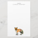 Search for woodland animal stationery paper Fox