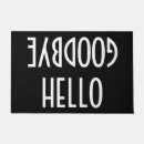 Search for hello goodbye doormats Simple