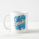 Search for the little things mugs Positivity