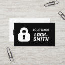 Search for locksmith business cards Security