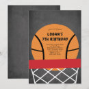 Recherche de de basket ball anniversaire invitations Garçons