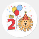 Search for lion birthday stickers Yellow