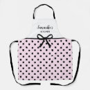 Search for black polka dot aprons Cute