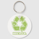 Search for recycle sign keychains Green