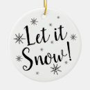 Search for snowing ornaments Black and white