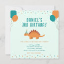 Recherche de blue dinosaur birthday invitations Jungle