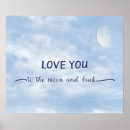 Recherche de love you to the moon posters Typographie