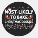 Search for cookie baker stickers Xmas