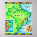 Search for brazil map posters City