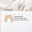 Search for rainbow sprinkles return address labels Baby sprinkle