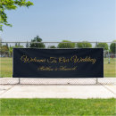 Search for navy blue gold welcome wedding signs Simple