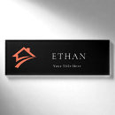 Search for real estate name tags Business