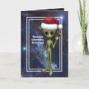 Recherche de petits hommes verts vœux cartes Espace