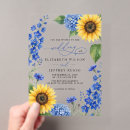 Search for blue flower border wedding invitations Rustic