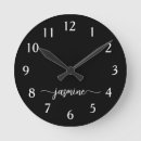 Search for girly clocks Black