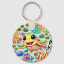 Search for baby fish keychains Sea turtle