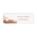 Search for mountain wedding return address labels Pine tree