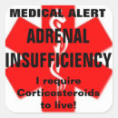 Search for insufficiency stickers Adrenal