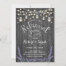 Search for lights rehearsal dinner invitations Wood