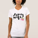 Search for army wife tshirts Typography