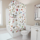 Search for vintage botanical shower curtains Wildflower