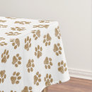 Search for dog tablecloths Paw pattern