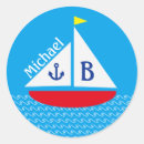 Search for beach monogram stickers Sailing