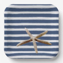 Search for blue and white striped plates Nautical