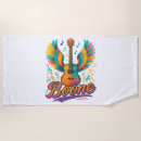 Search for guitar beach towels Retro