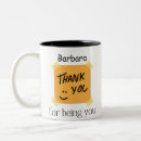 Search for thank you notes mugs Thanks