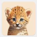Search for cheetah portrait stickers Watercolor