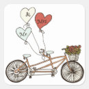 Recherche de vélo bleu autocollants Tandem