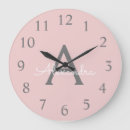 Search for blush pink clocks Girly