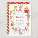 Search for carnival baby shower invitations Watercolor