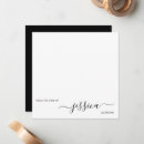 Search for elegant business note cards Black